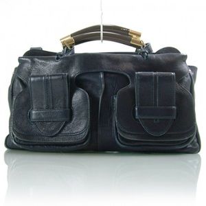 Chloe Saskia Satchel Handbag in Blue